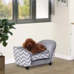 Elevated Pet Sofa Bed with Storage - Image 2