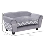 Dog Sofa Bed with Washable Cushion - Image 5