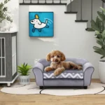 Dog Sofa Bed with Washable Cushion - Image 4